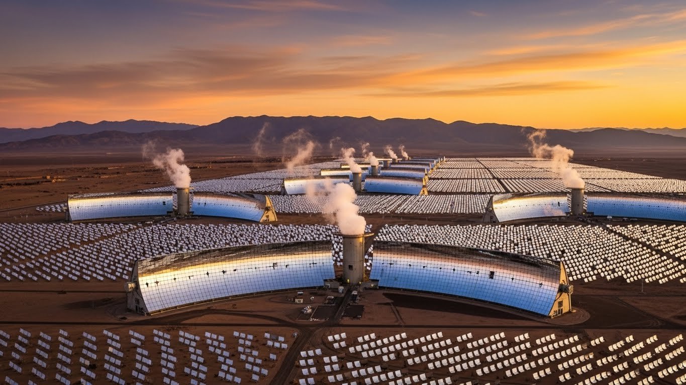 Noor Ouarzazate solar power plant Morocco renewable energy global leadership