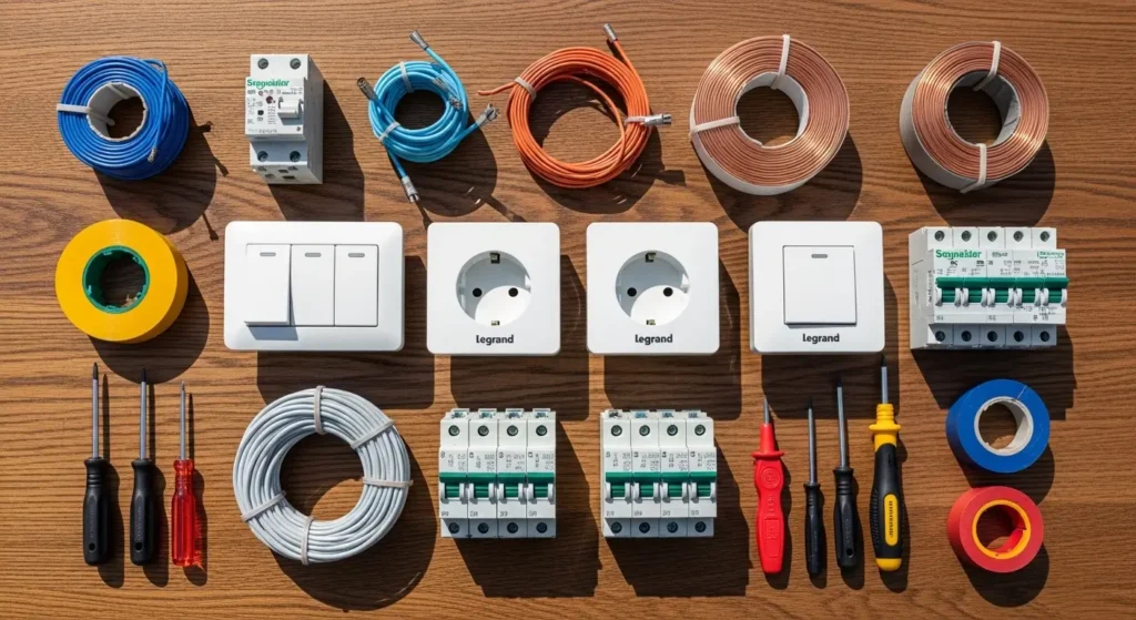 Quality electrical materials and components for home installation in Morocco