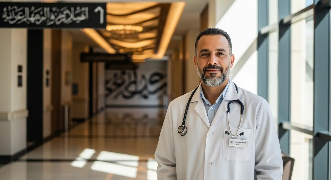 Traumatology Price in Morocco - Moroccan traumatologist in a hospital corridor in Morocco